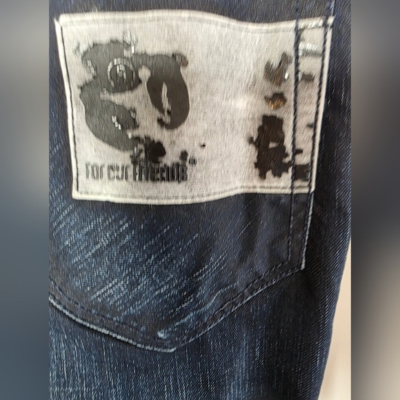 Women's Blue Blood 33/34 Straight Leg Jeans - Picture 12 of 12